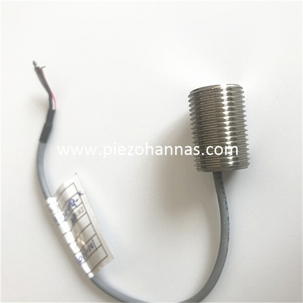 Transductor de gas ultrasónico de acero inoxidable de 200 khz para medidor de gas
