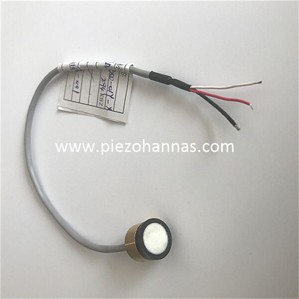 Sensor ultrassônico de transdutor de gás ultrassônico piezoelétrico 200KHz Pzt