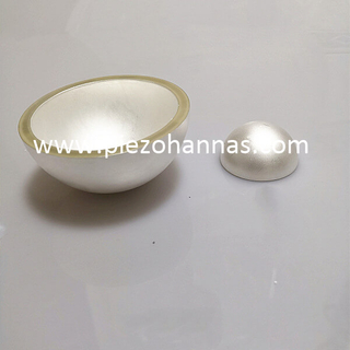 Hemisferio de cerámica piezoeléctrica suave de alta sensibilidad para ADCP