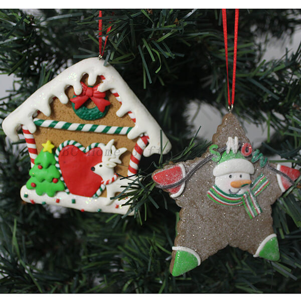 Personalized Polymer Clay Ornaments For Christmas Tree Decoration Personalized Polymer Clay Ornaments For Christmas Tree Decoration