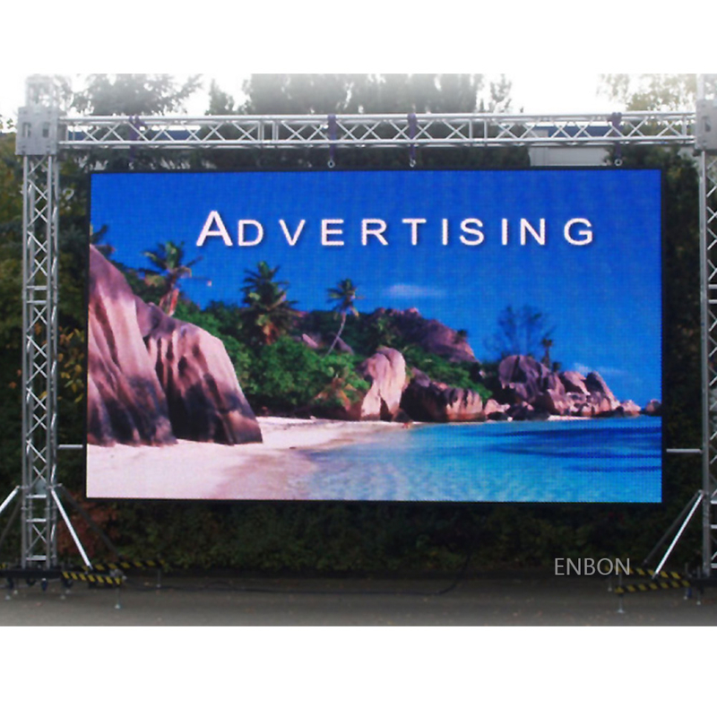 Pantalla de visualización grande publicitaria LED para exteriores de P8 640 * 640 mm para eventos