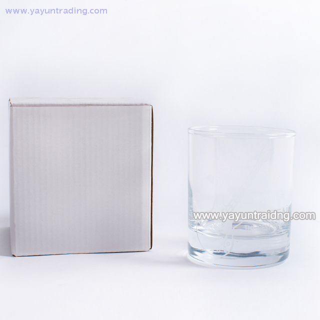 wholesale thick bottom clear water glass cup for five hotel