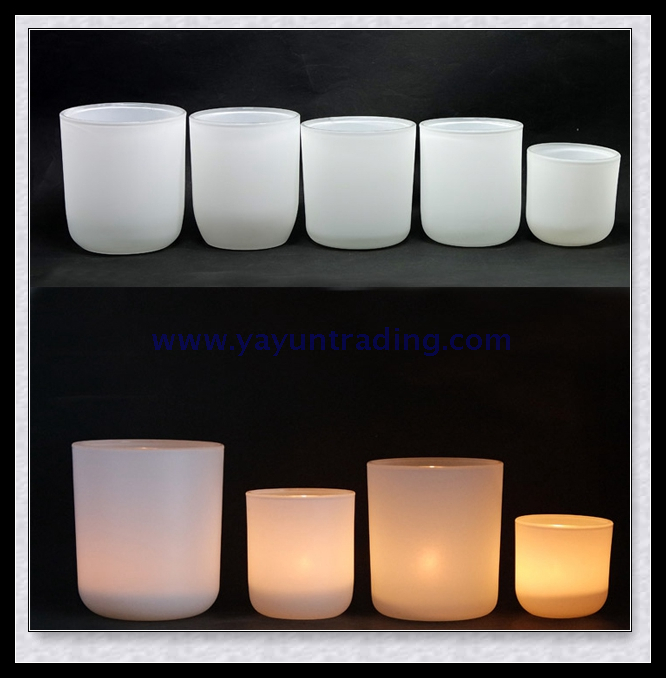 Luxury White Aroma Soy Wax Candles Jars with Golden Lid