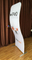 S-shape Display Banner Printing tention stretch fabric graphic aluminum exhibition display banner 