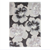 5'×8' Grey Multi Beautiful Flower Shaggy Rug
