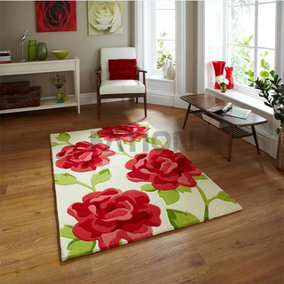 5'×8' Acrylic Anti-slip Floor Carpet Fluffy Area Rug