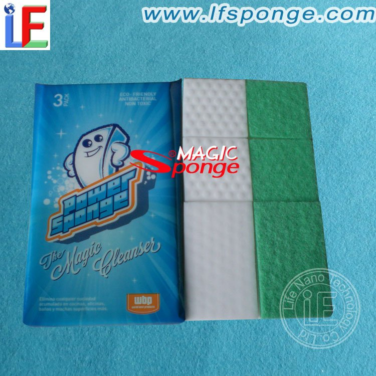Melamine Sponge Compound Scouring Pad Sheet wholesale, kitchen scouring