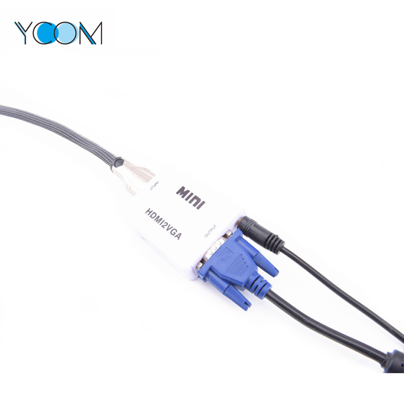 Mini HDMI a VGA Converter con cable de audio
