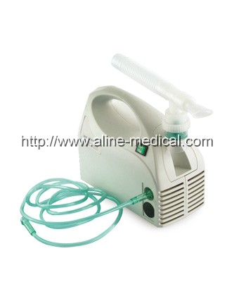 Air-compressing nebulizer