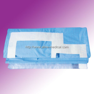 Drape pack for laparoscopy