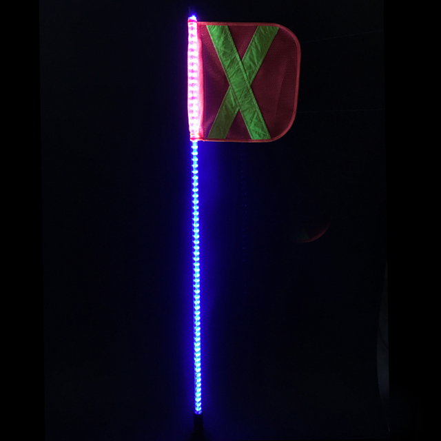 6ft Solid color LED lighted whips