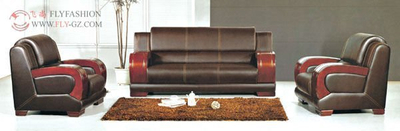 Sofa en cuir moderne of-03 réglé