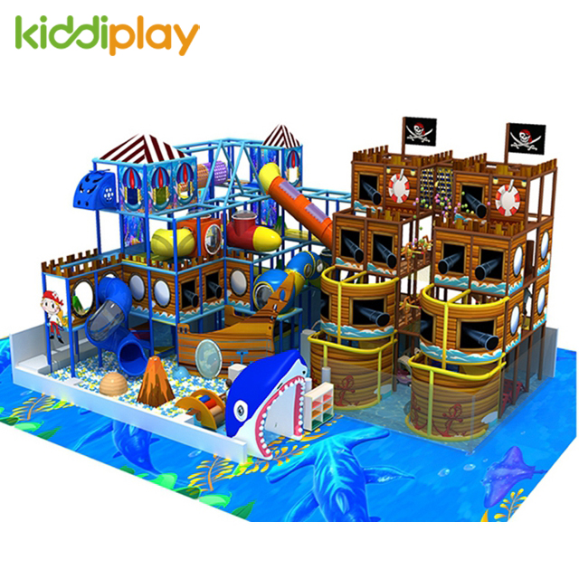 海盗船淘气堡儿童乐园室内设备量身定制儿童大型滑梯寻宝游乐