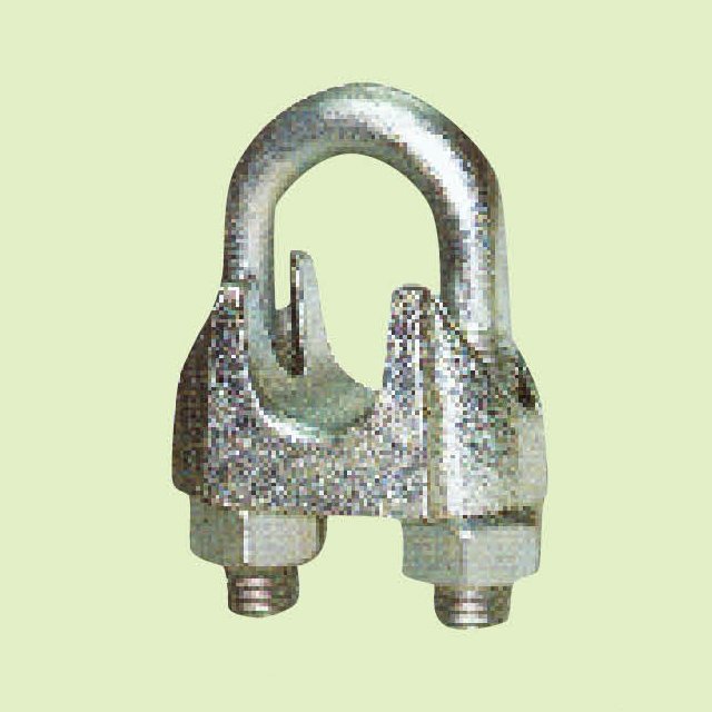 GALV.MALLEABLE WIRE ROPE CLIP DIN 741（S.S AVAILANLE）