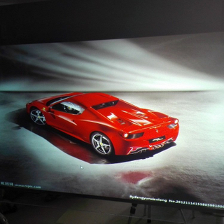 Natureal Black Rear Projection Film For Window Advertising