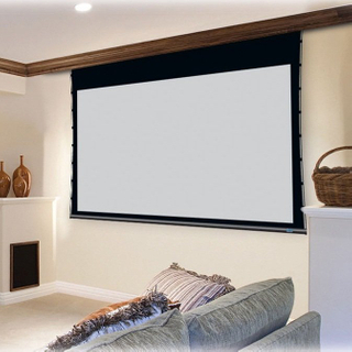 4K Tab-Tensioned Motorized Projection Screen For Home Cinema