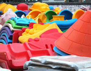 Plastic Parts of indoor playground