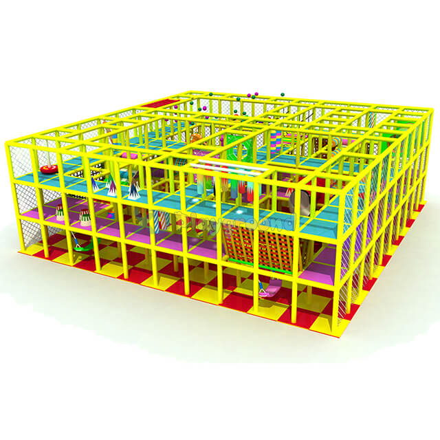 Custom Design Amusement Park Soft Foam Padded Play Structure