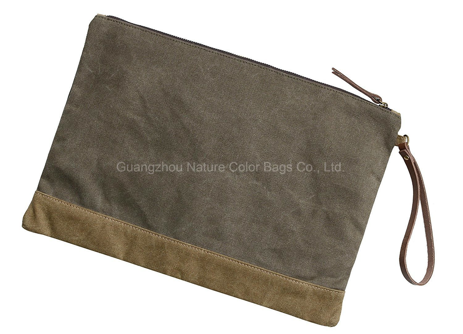 Casual Leisure Casual Canvas Clutch Bag for Light Items and Money