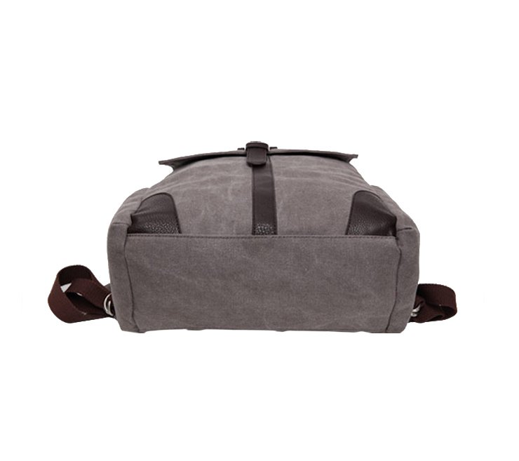 Trendy Knapsack Canvas Backpack for College Students