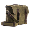 Mens Fashion Waxed Canvas Gear Bag for Trips and Traveling