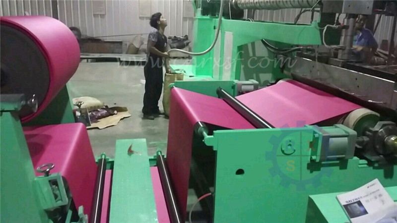 La machine élastique de laminage d'extrusion de résine de bande pour le réseau folâtre la garniture compétitive