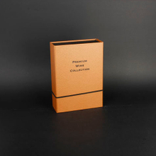 Wine Box Manufacturer PU leather luxury wine packing box