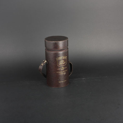 Wine Box Manufacturer faux leather custom pu wine holder
