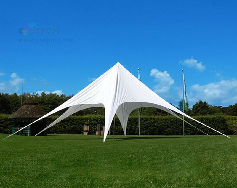 High quality outdoor shade for events patio white 10m Star tent