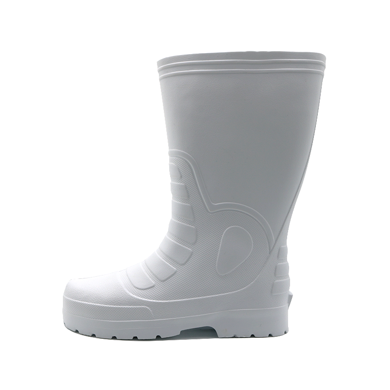 White Slip Resistant Waterproof Non Safety EVA Foam Boots
