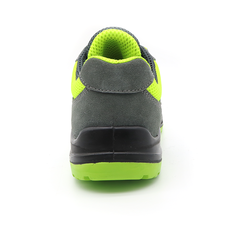 CE Verified Grey Suede Leather Composite Toe Anti Puncture Safety Shoes for Workshop