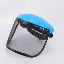 Head Mounted Full Face Protection Wire Mesh Safety Face Shield