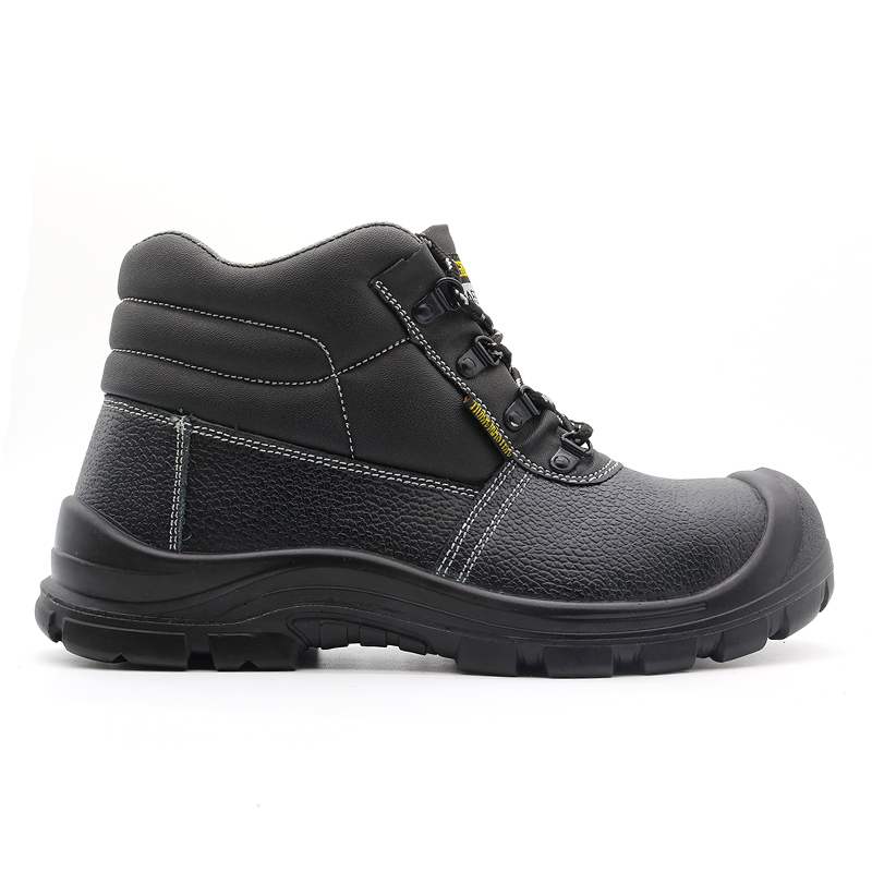 Oil slip resistant puncture proof safety shoes for men steel toe