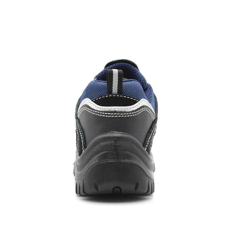 Non-slip PU Outsole Steel Toe Mid Plate Safety Sport Shoes