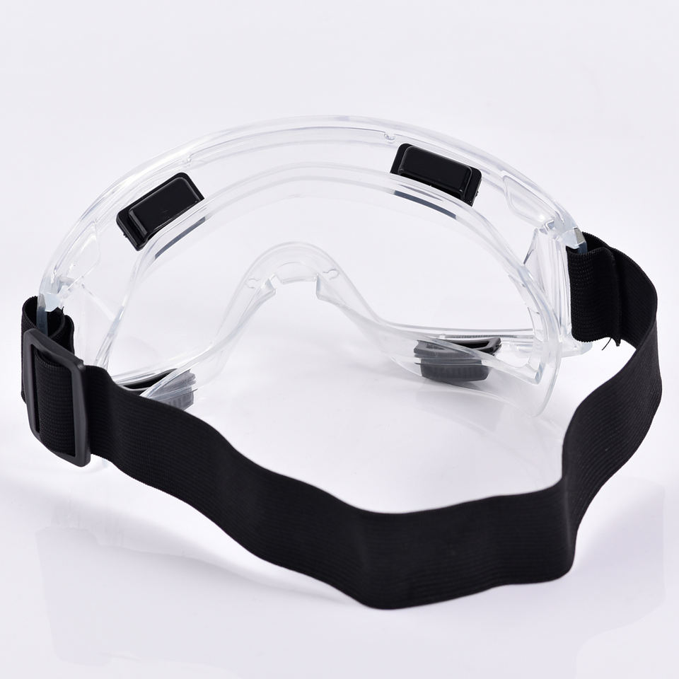 Anti Scratch Anti Fog Waterproof PC Lens Outdoor Safety Goggles with Elastic Hand Bands