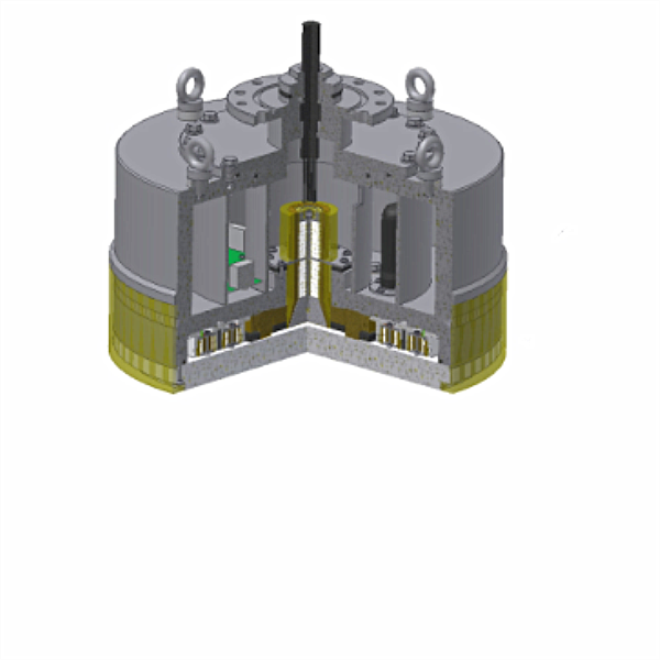Transductor acústico subacuático de 9kHz personalizado para profundidad de 2000 m