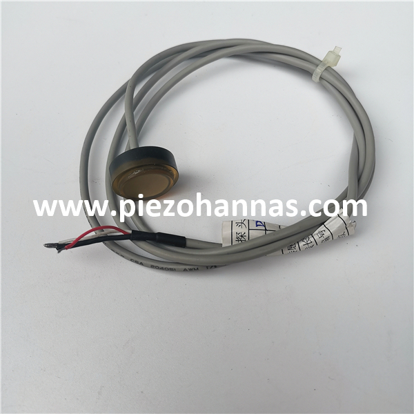 Transductor ultrasónico piezoeléctrico de bajo costo de 1 MHz para medidor de calor ultrasónico