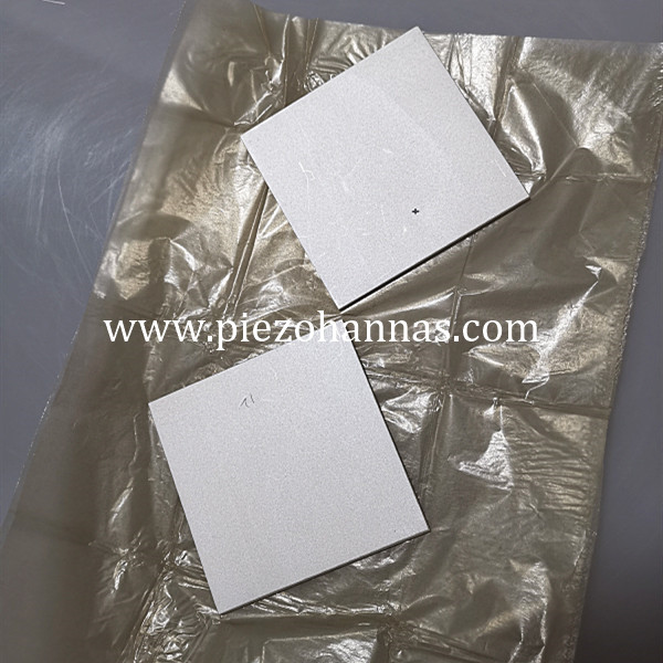 Material piezoeléctrico de alta potencia Placa piezoeléctrica Cristal piezoeléctrico para sonda