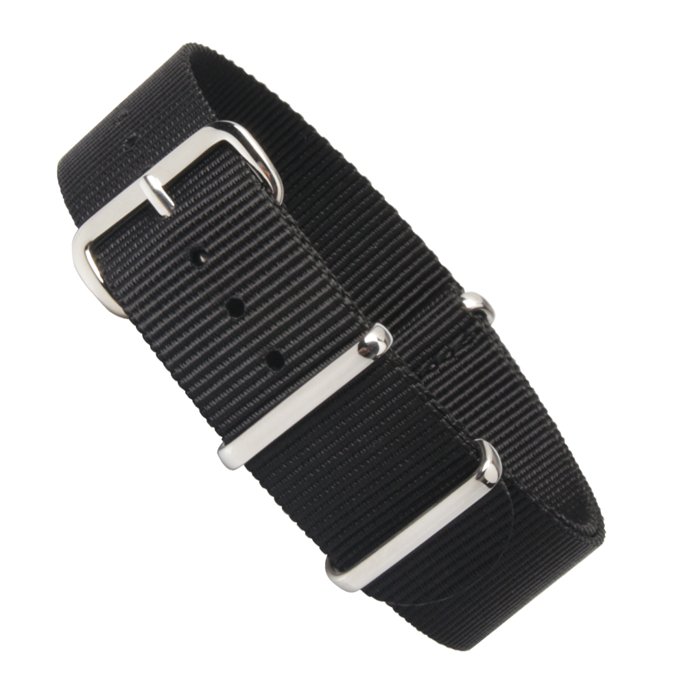 Wholesale Black Nato Nylon Watch Strap G10 Nylon Watch Band in 18mm And 20mm From CONKLY Buy