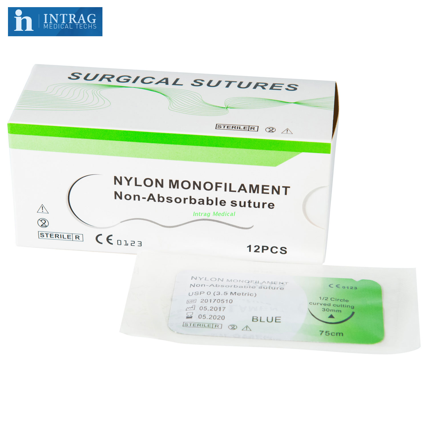 Nylon (Non-Absorbable) Suture - Buy Product on Shanghai Intrag Medical ...