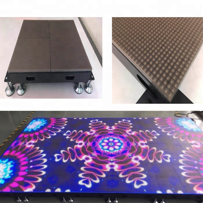 P6.25防水Led舞蹈地板瓷砖显示为婚礼舞台派对迪斯科DJ夜总会