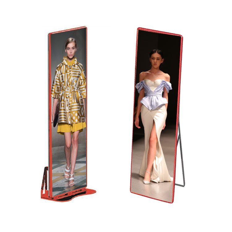 P2.57 Pantalla de visualización llevada publicidad interior del espejo de HD para la exhibición de la tienda de la ropa