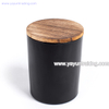 Wholesale Heat Resistant Matte Black Glass Candle Tumber for Wedding Or Church