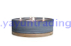 slate candle holder with bamboo tray