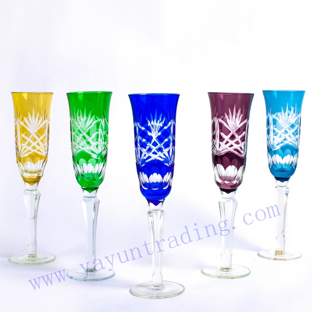 cut to clear personalized champagne flute