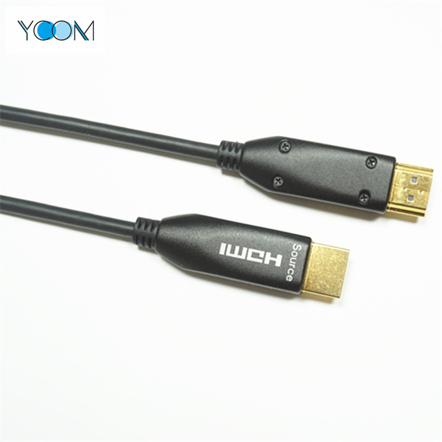 Cable óptico activo HDMI 2.0 con tornillo de bloqueo