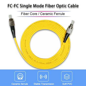 FC-FC Single Model Fiber Optic Patch Cable