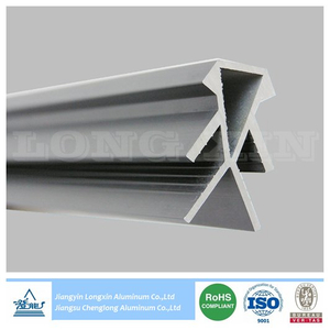 Silver Anodized Aluminium Profile for Exhibition