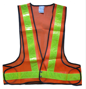 Good quality high visilibity mesh reflective vest for workers