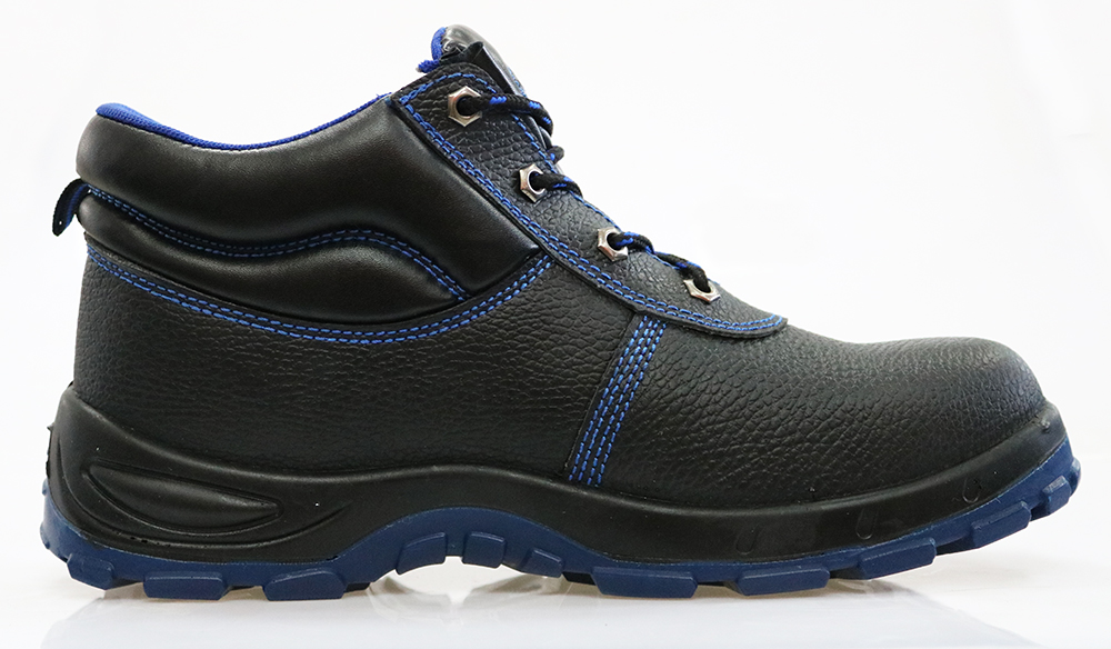 Deltaplus sole split embossed leather work safety shoe